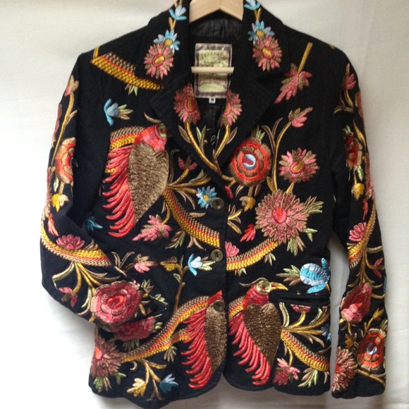 paparazzi jacket embroidered